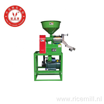 Home use small scale paddy pounder rice polishing machine